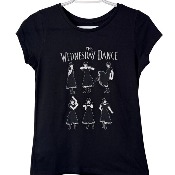 Wednesday black the Wednesday dance graphic t-shirt size US XL Kids - Picture 2 of 5